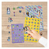 Ensemble de super autocollants Undercover bleu - 500+pcs.