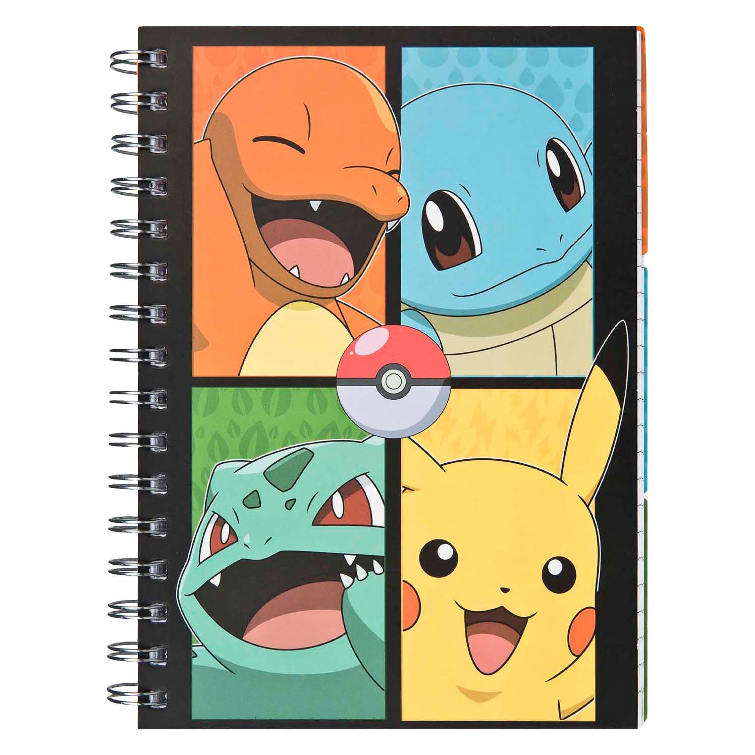 Carnet Undercover avec 3 onglets Pokémon