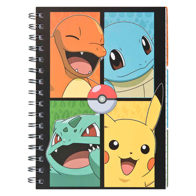 Carnet Undercover avec 3 onglets Pokémon
