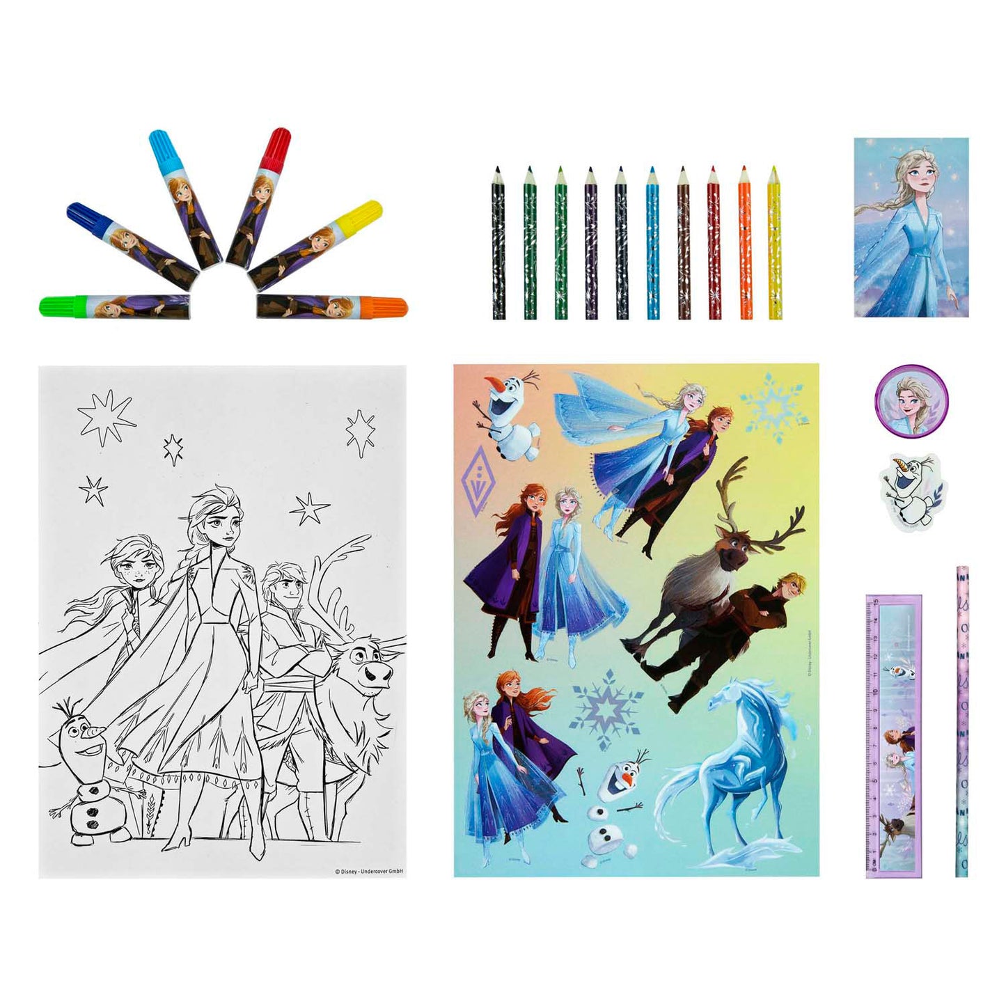 Tour de papeterie Disney La Reine des Neiges - 35 pcs.