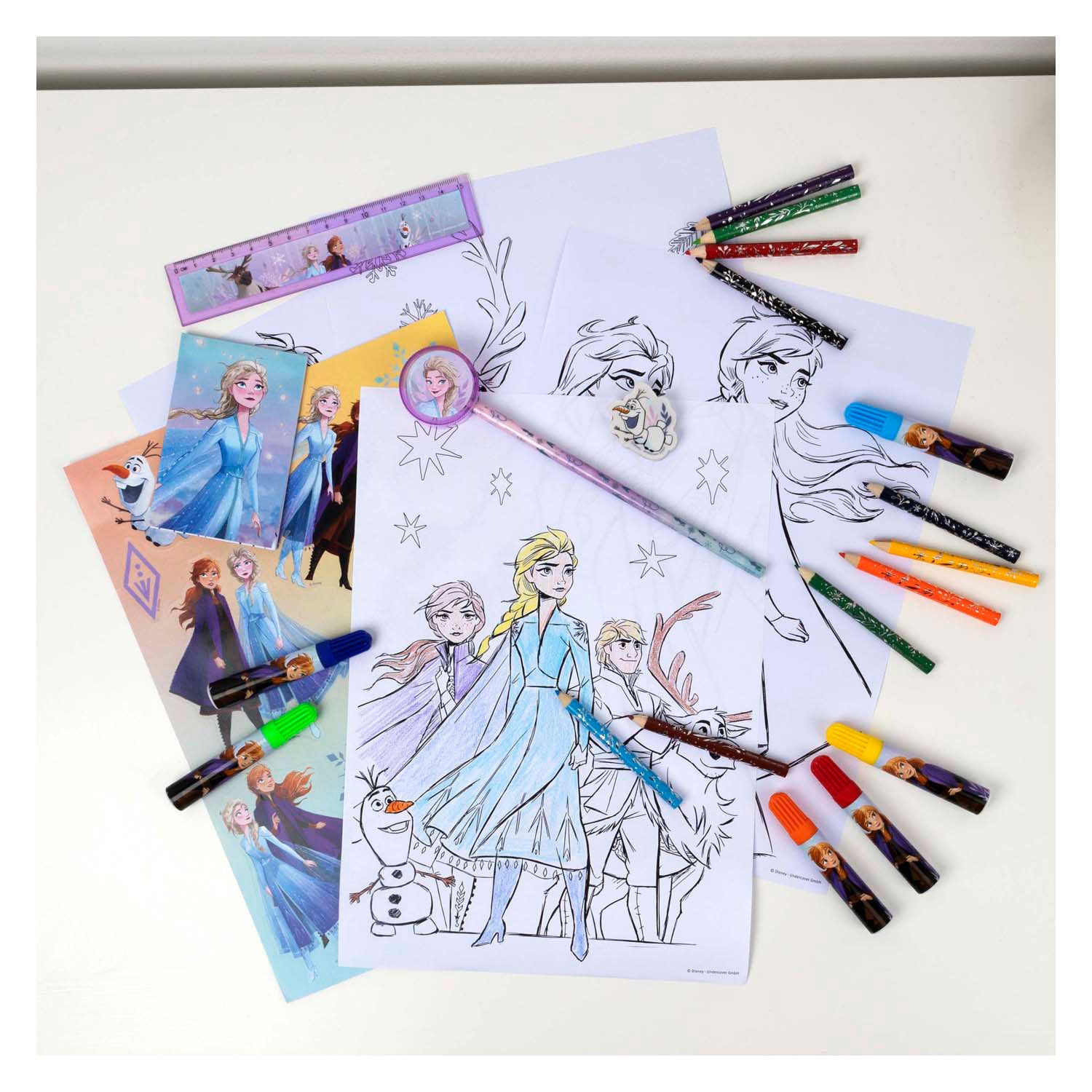 Tour de papeterie Disney La Reine des Neiges - 35 pcs.