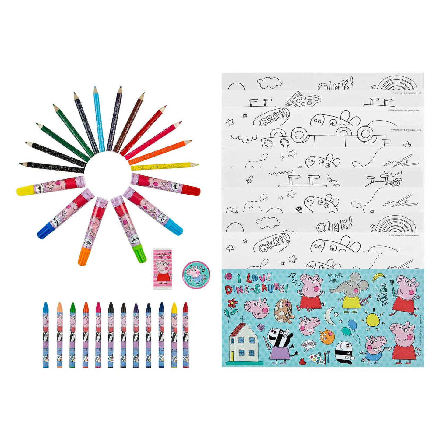 Trousse de coloriage Peppa Pig - 44 pcs.