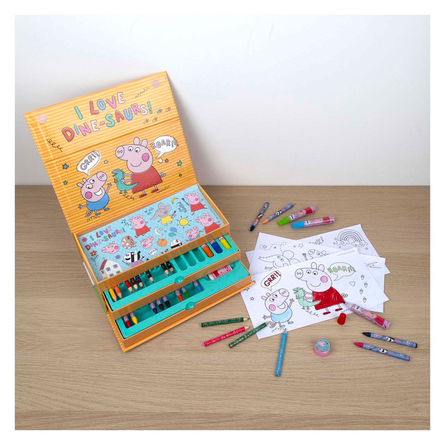 Trousse de coloriage Peppa Pig - 44 pcs.
