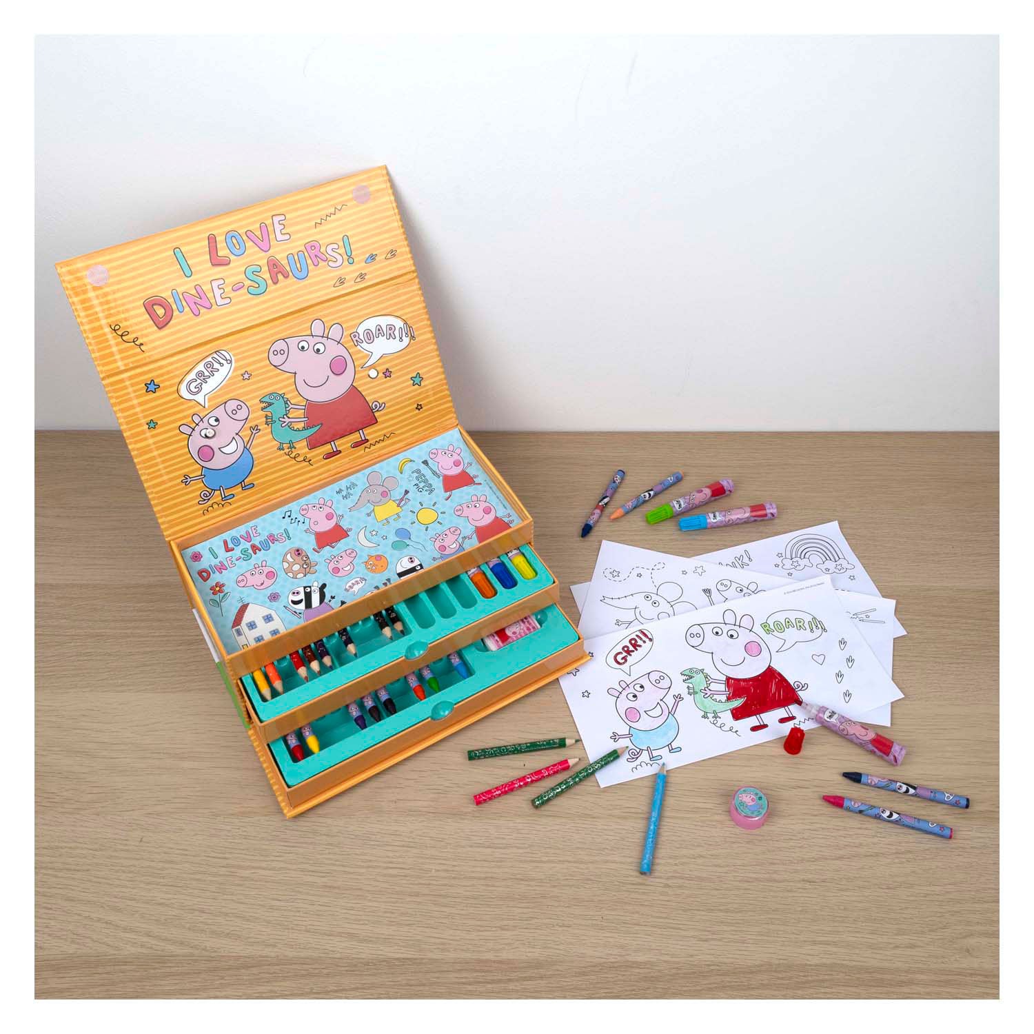 Trousse de coloriage Peppa Pig - 44 pcs.