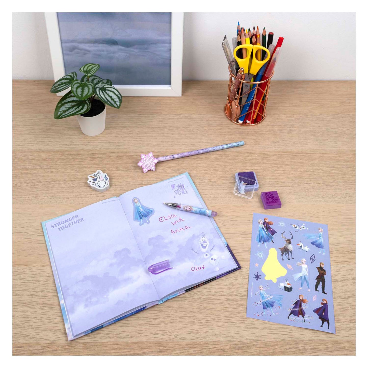 Ensemble de bloc-notes Disney La Reine des Neiges - 7 pcs.