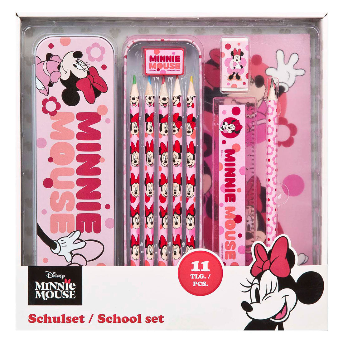 Disney ensemble de papeterie Minnie Mouse - 11 pcs.