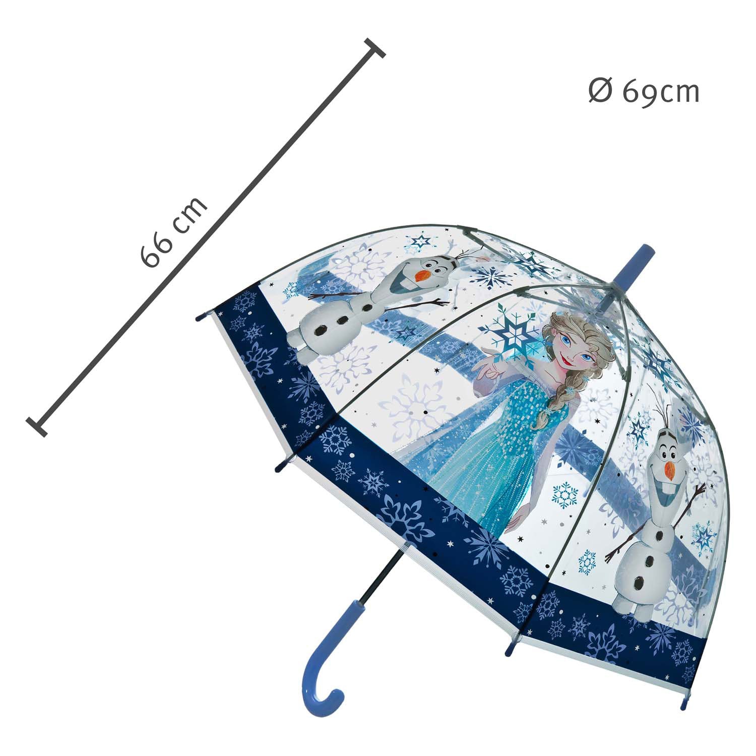Parapluie transparent Undercover gelé