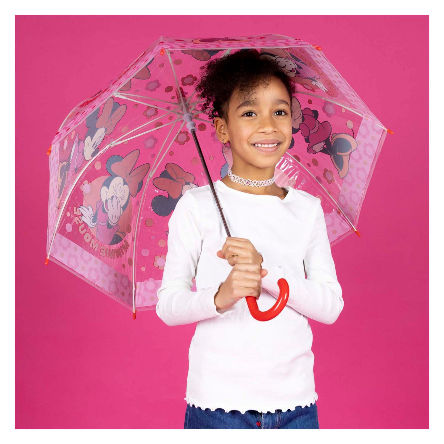 Undercover parapluie transparent Minnie Mouse