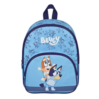 Sac à dos avec poche avant bleu