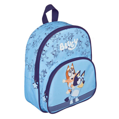 Sac à dos avec poche avant bleu
