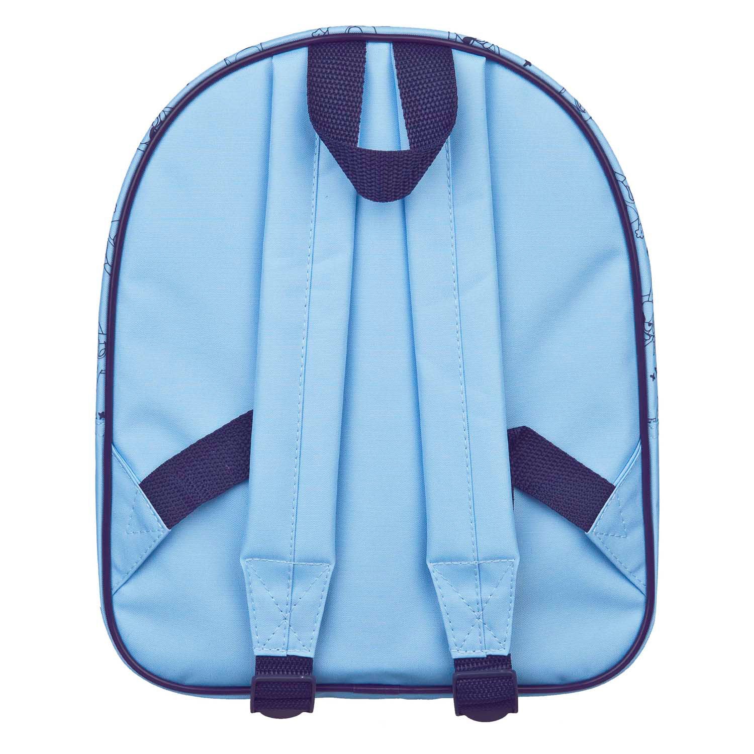 Sac à dos avec poche avant bleu