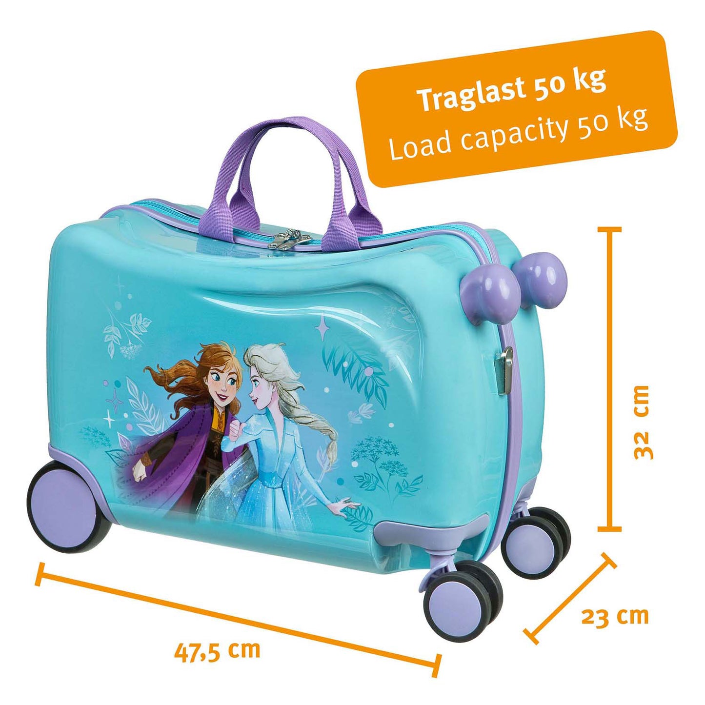 Valise trolley Disney La Reine des Neiges
