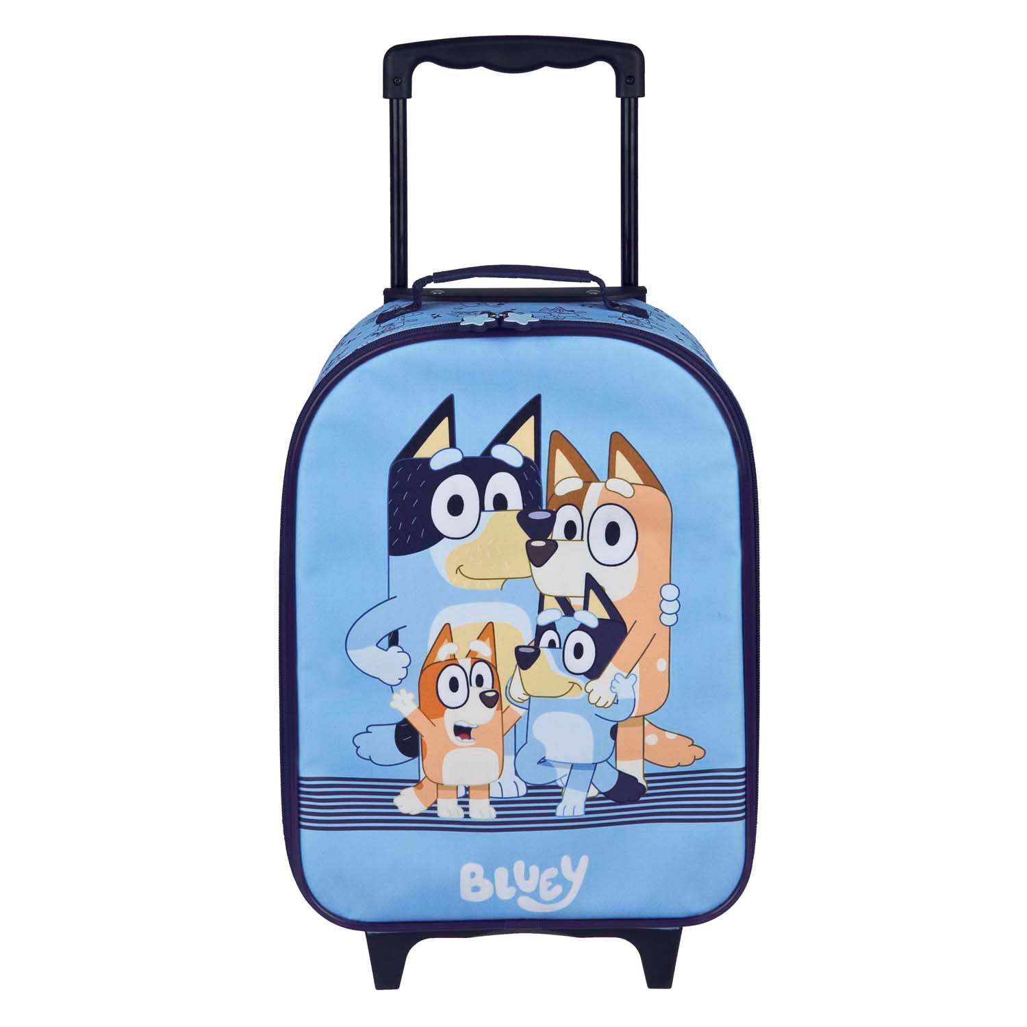 Valise trolley bleu