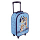Valise trolley bleu