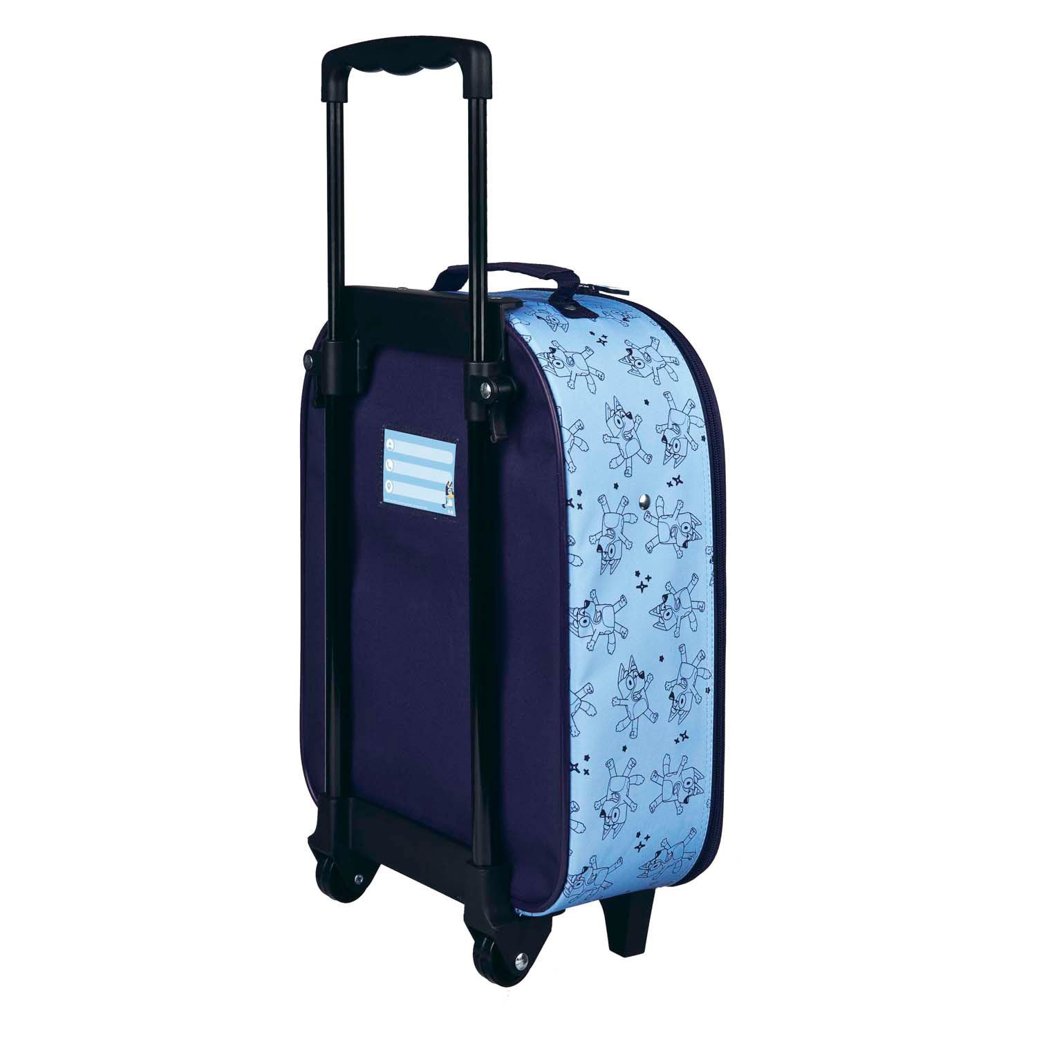 Valise trolley bleu
