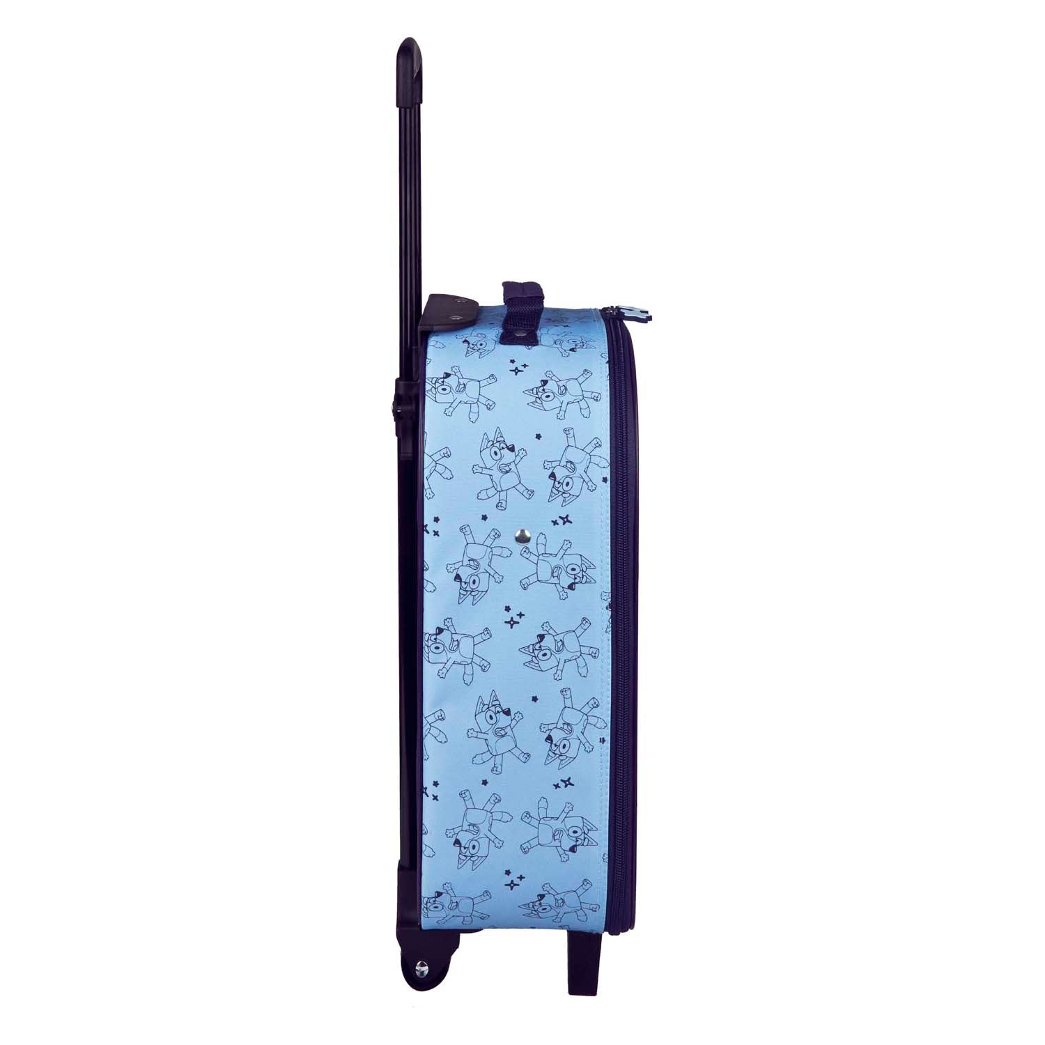 Valise trolley bleu
