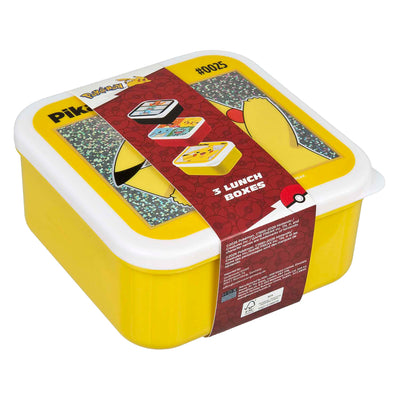 Boîtes à collations secrètes Pokémon - 3 pièces.