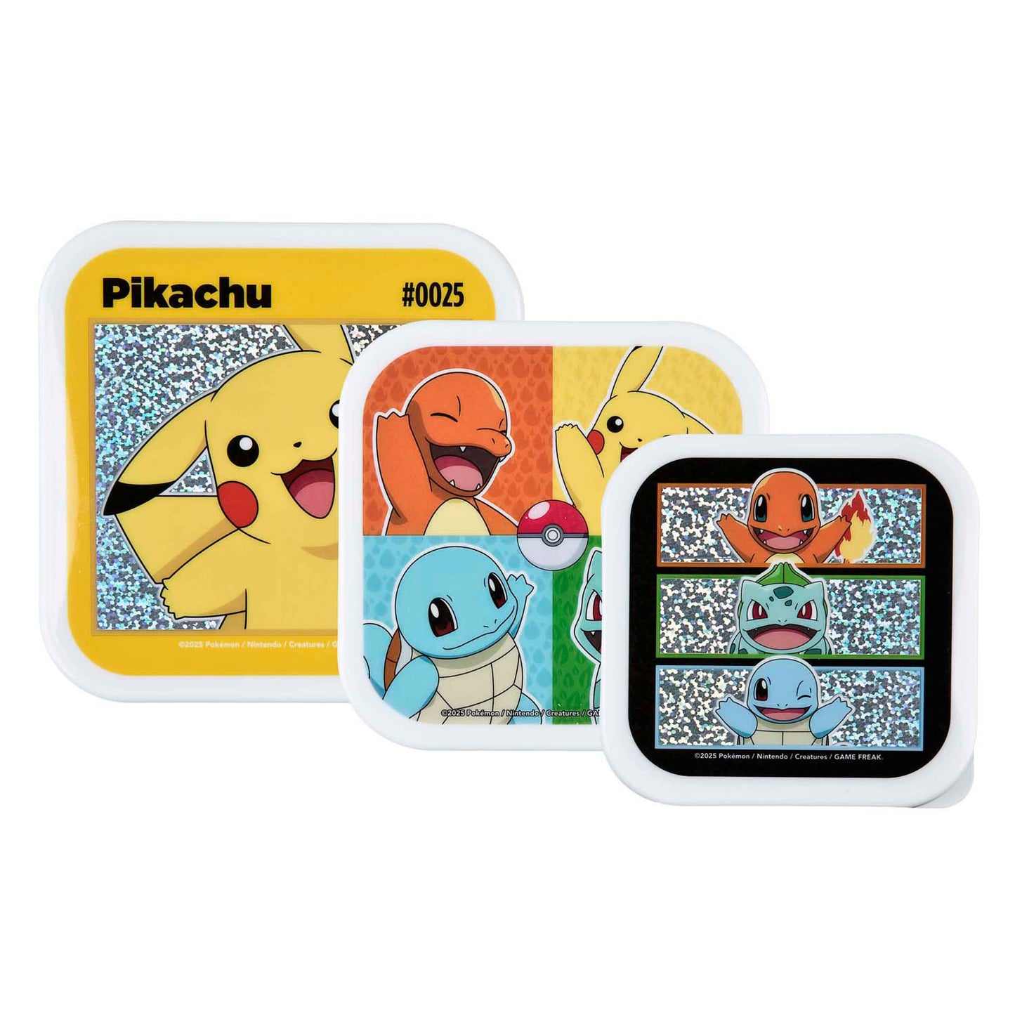 Boîtes à collations secrètes Pokémon - 3 pièces.