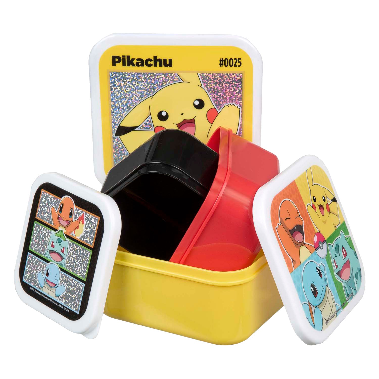 Boîtes à collations secrètes Pokémon - 3 pièces.