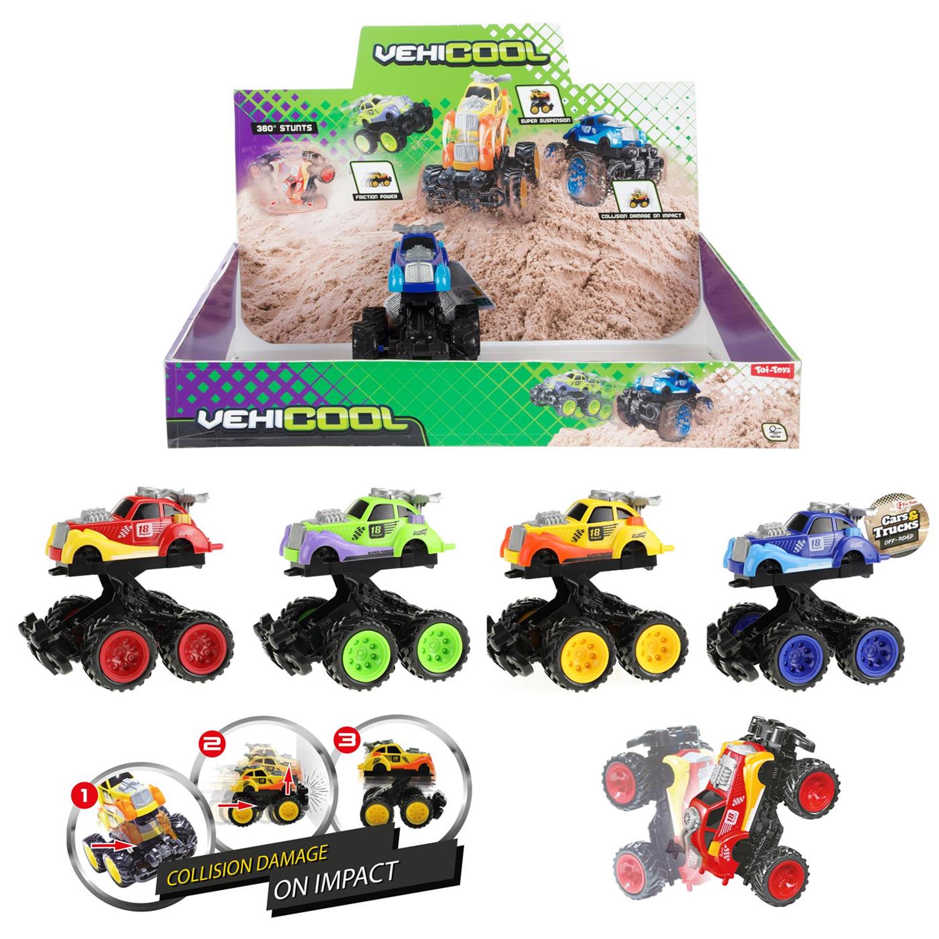 Toi-toys véhicule monstre camion 360 cascade