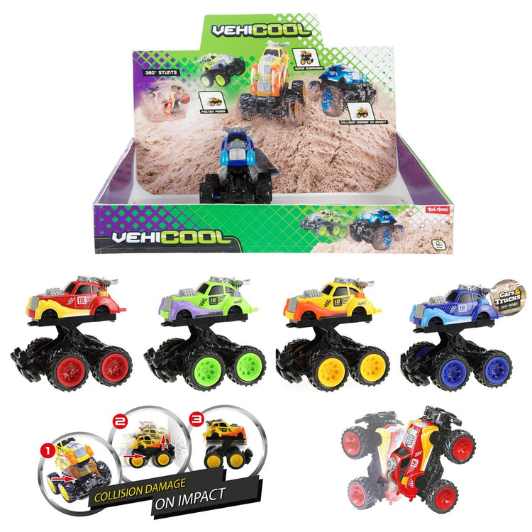 Toi-toys véhicule monstre camion 360 cascade