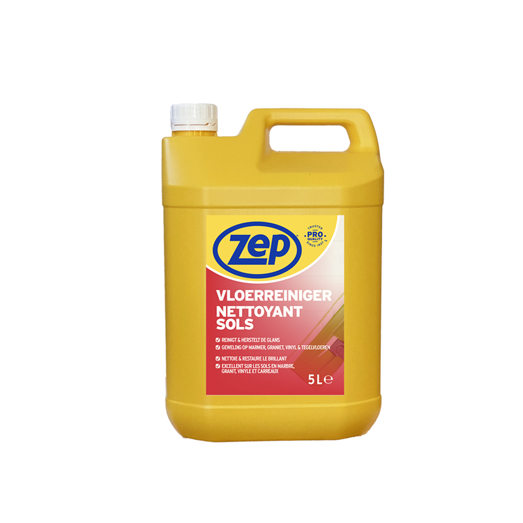 Zep 1070031 - nettoyant pour sols 5l | 4 pièces