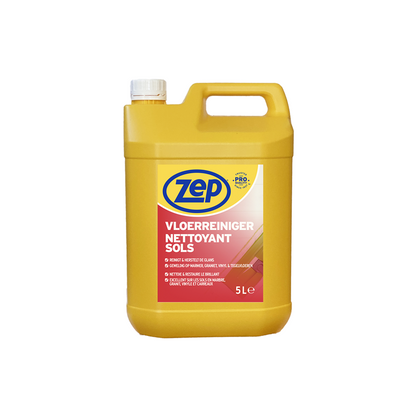 Zep 1070031 - nettoyant pour sols 5l | 4 pièces