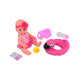 Bébé Rose Drink et plaspop, 30 cm avec accessoires