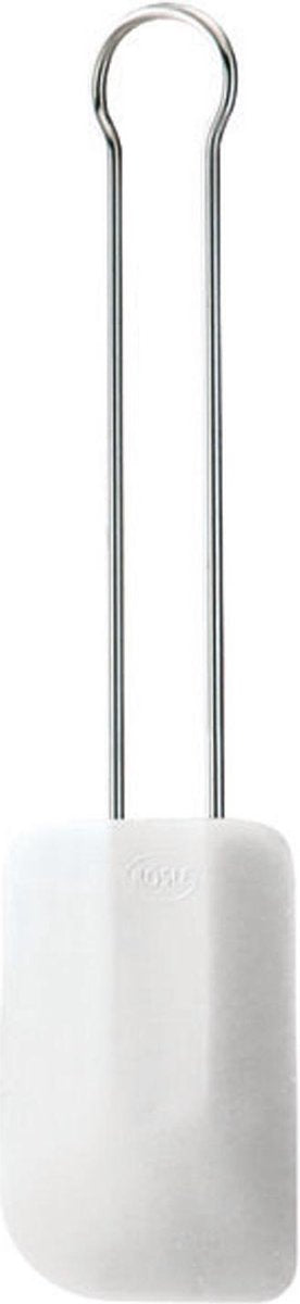 Grattoir à poêle en silicone Rösle blanc - 320 mm