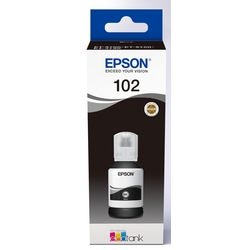 Bouteille d'encre epson 102 c13t03r140 noir