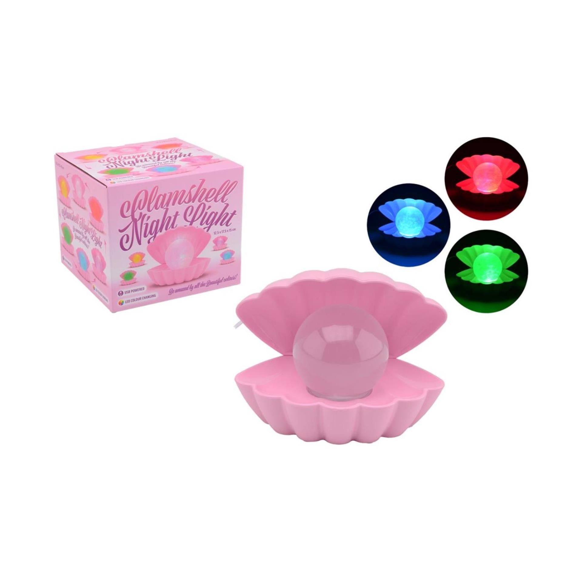Lampe de nuit perle rose avec connexion USB