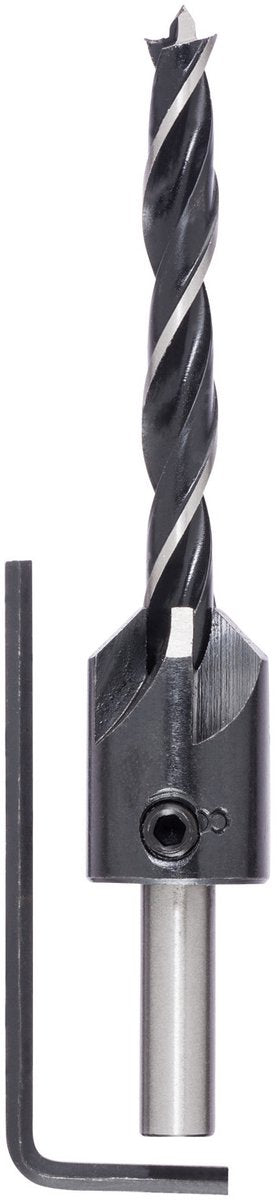 Bosch - foret hélicoïdal à bois avec foret à fraiser 7 mm