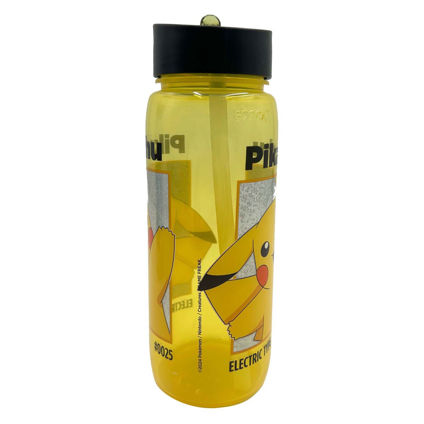 Bouteille de boisson Pokémon avec de la paille