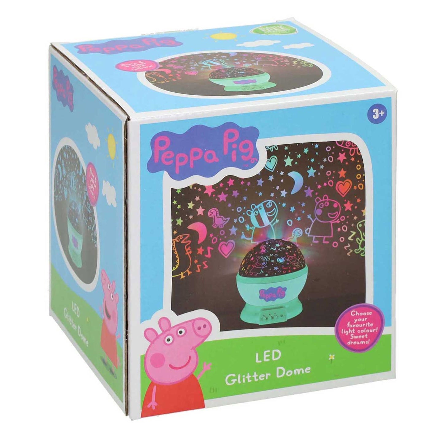 Peppa pig led lampe dôme scintillant