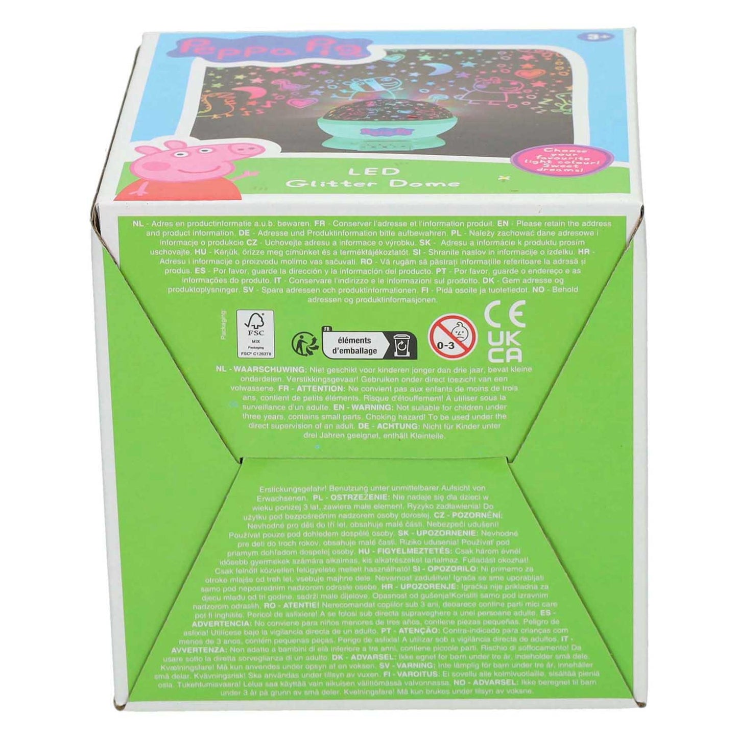 Peppa pig led lampe dôme scintillant