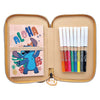 Trousse à crayons remplie de 2 compartiments Disney Stitch