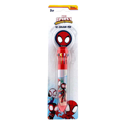 Stylo de couleur Spidey 10 avec topper