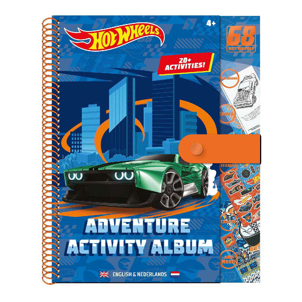 Hot Wheels Adventure Activity Livre avec autocollants