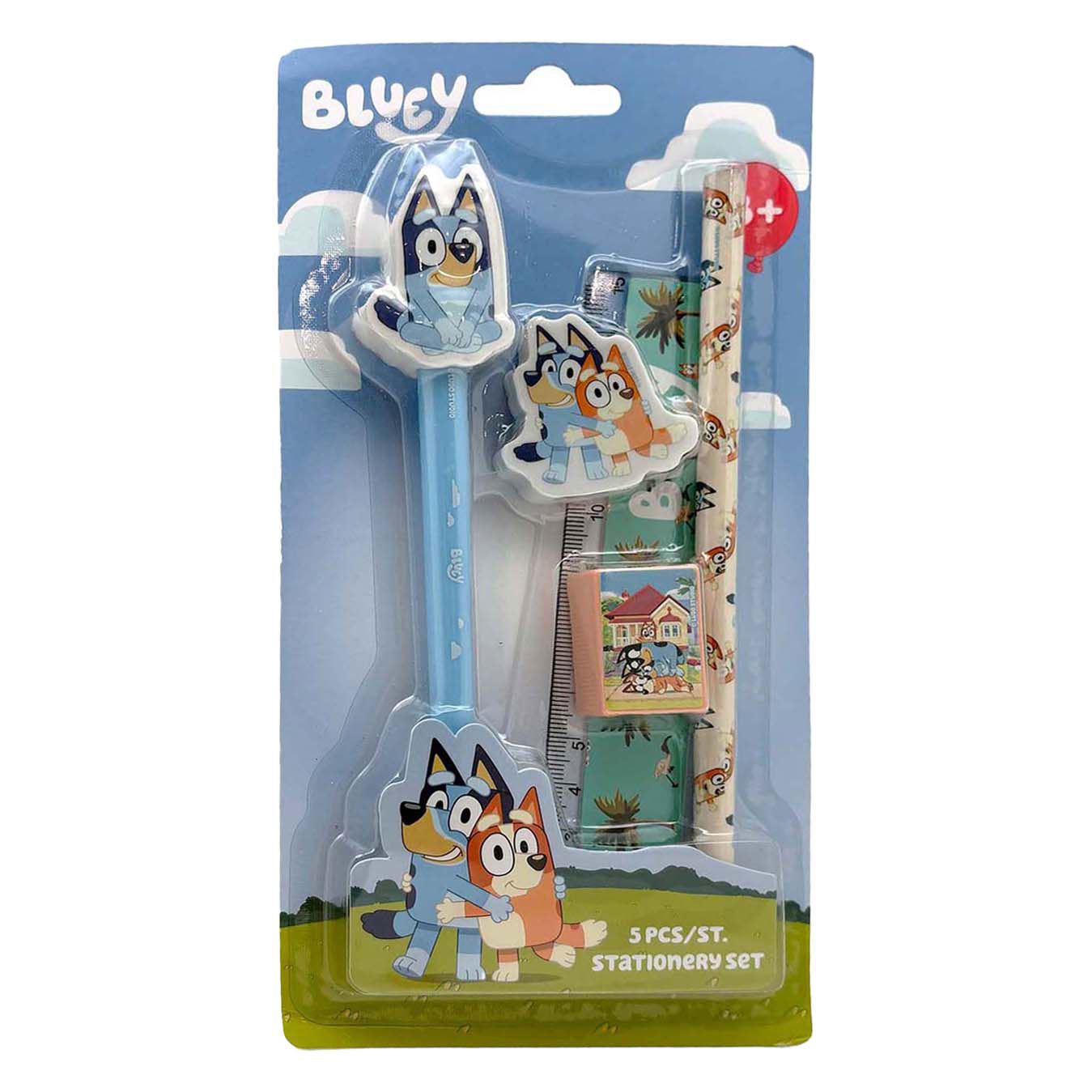 Set d'écriture Bluey - 5 pcs.