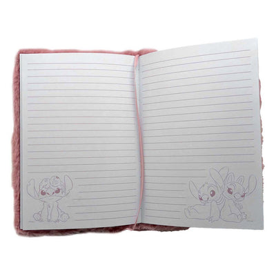 Carnet en peluche Stitch