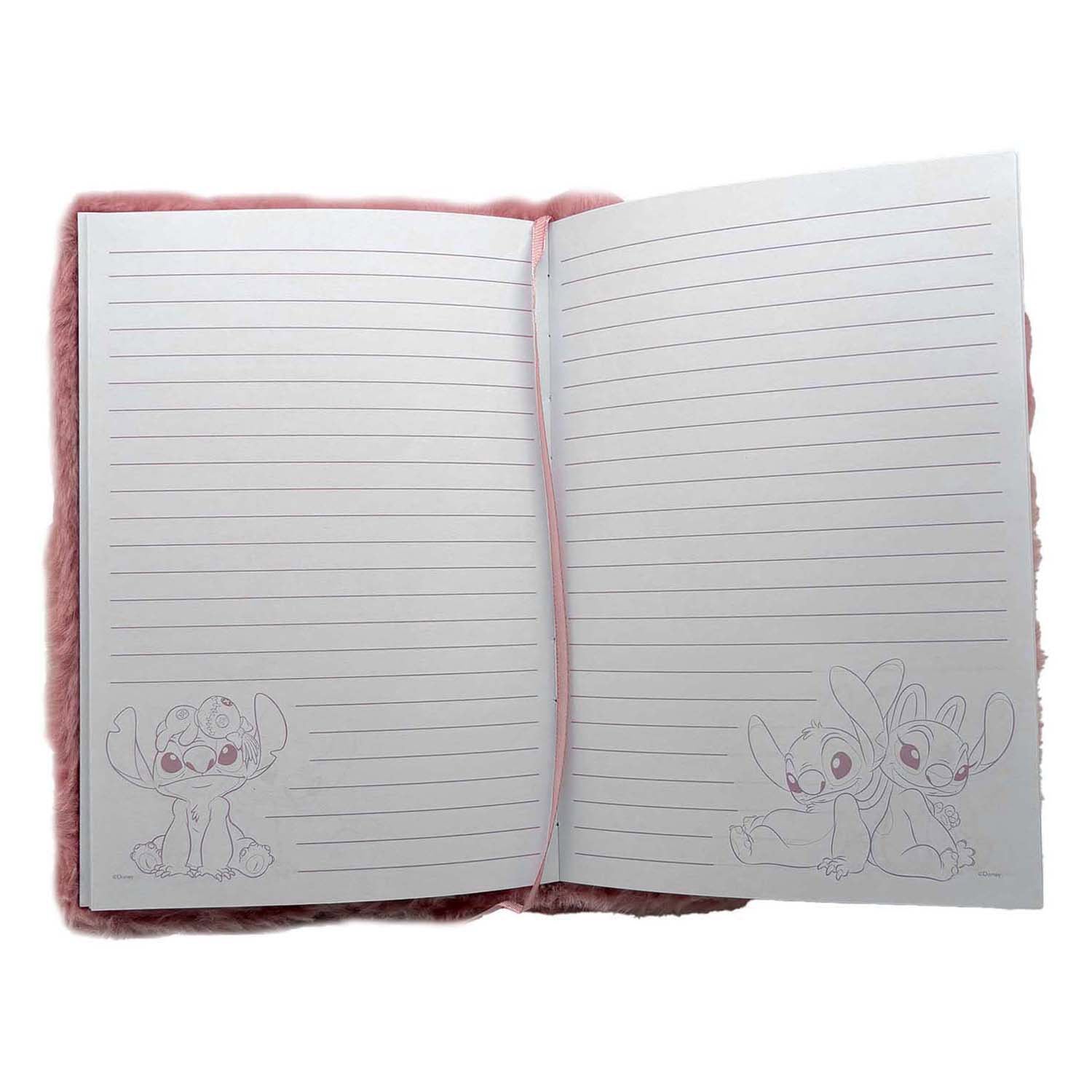 Carnet en peluche Stitch