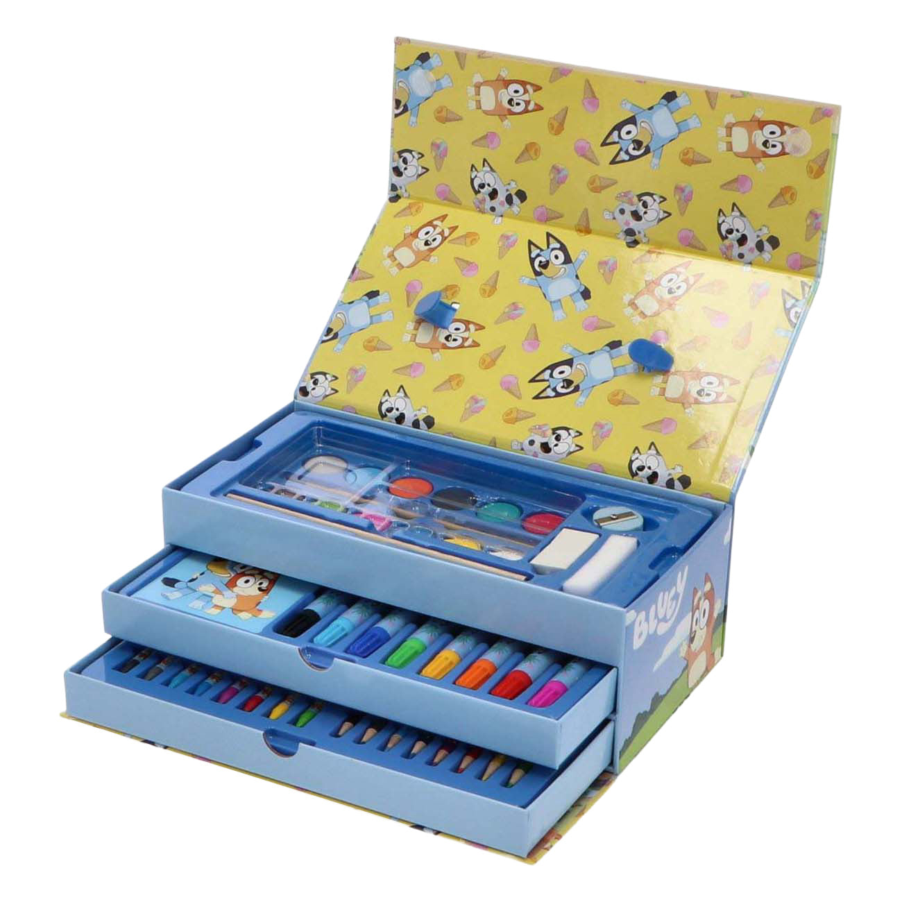 Set de valises couleur bleuté - 52 pcs.