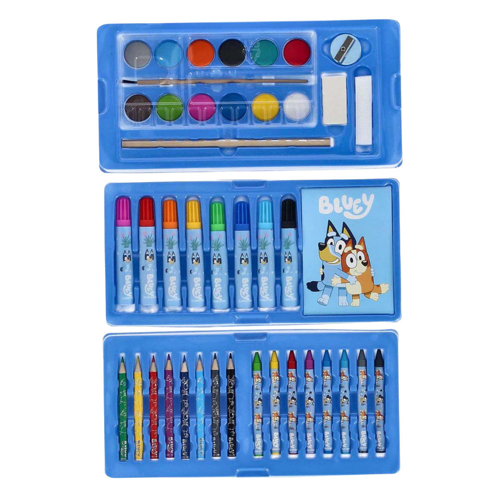 Set de valises couleur bleuté - 52 pcs.