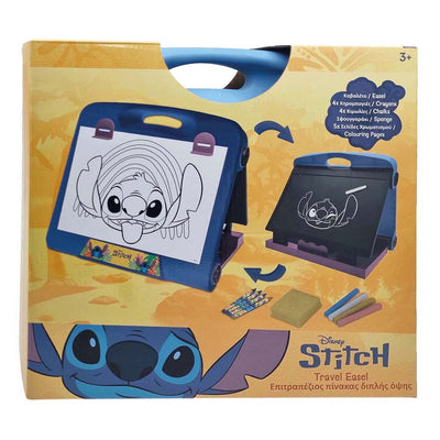 Chevalet de voyage Toyland Stitch pour dessiner - comprenant un tableau et des crayons de couleur