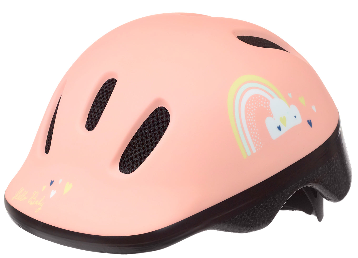 Polisport casque bébé happy rainbow xxs 44-48 cm rose