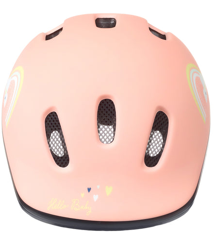 Polisport casque bébé happy rainbow xxs 44-48 cm rose