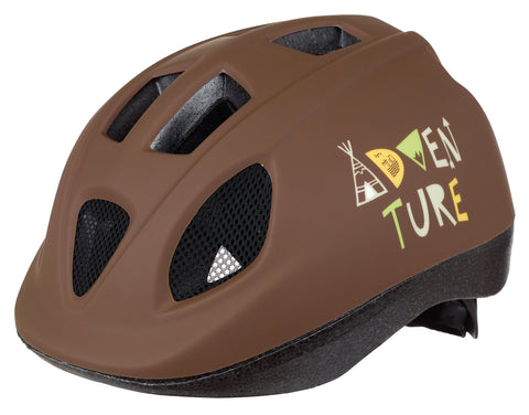 Polisport casque pour enfants aventure xs 46-53 cm marron