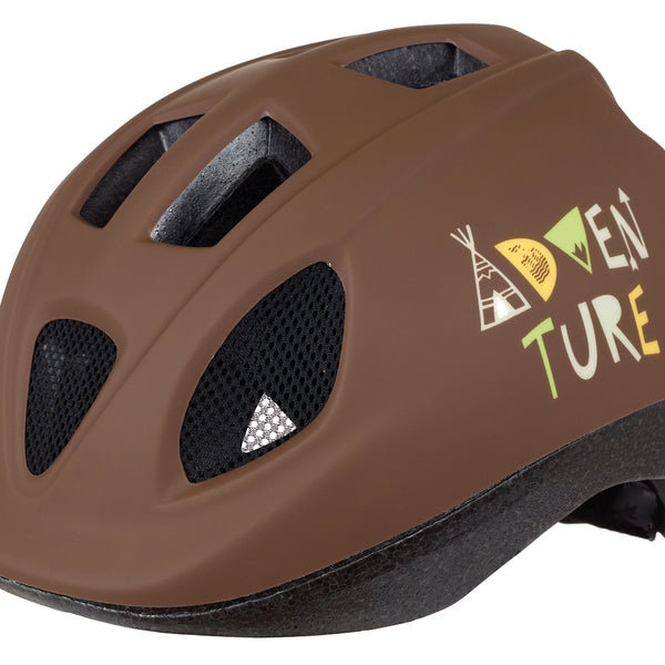 Polisport casque pour enfants aventure xs 46-53 cm marron