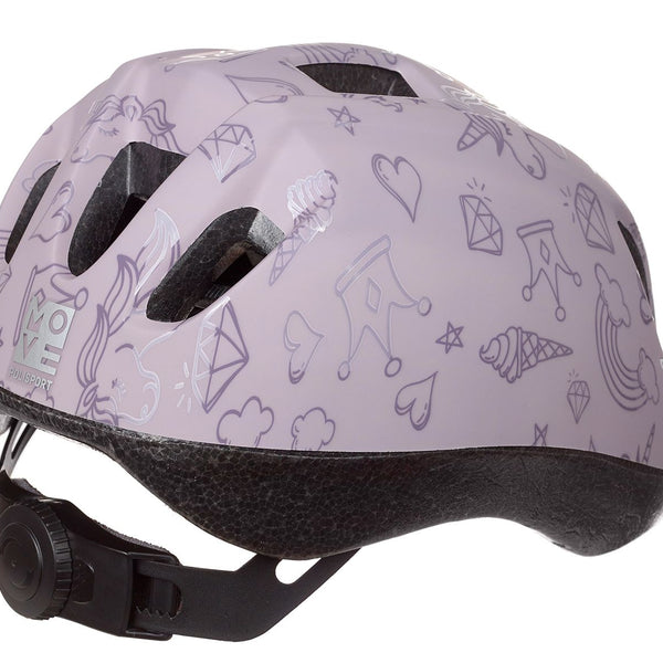 Polisport casque pour enfants fantasy xs 46-53 cm blanc