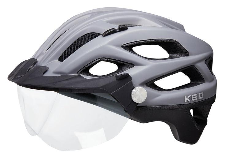 Casque de vélo Ked Covis Lite L (55-61 cm) - tapis noir gris